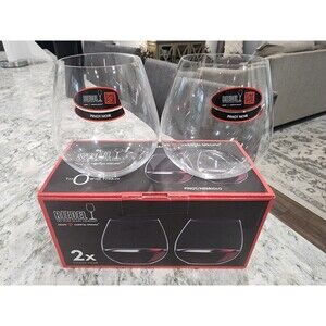 NEW Riedel O Pinot/Nebbiolo Glass - Set of 2 - 0414/07 retail box